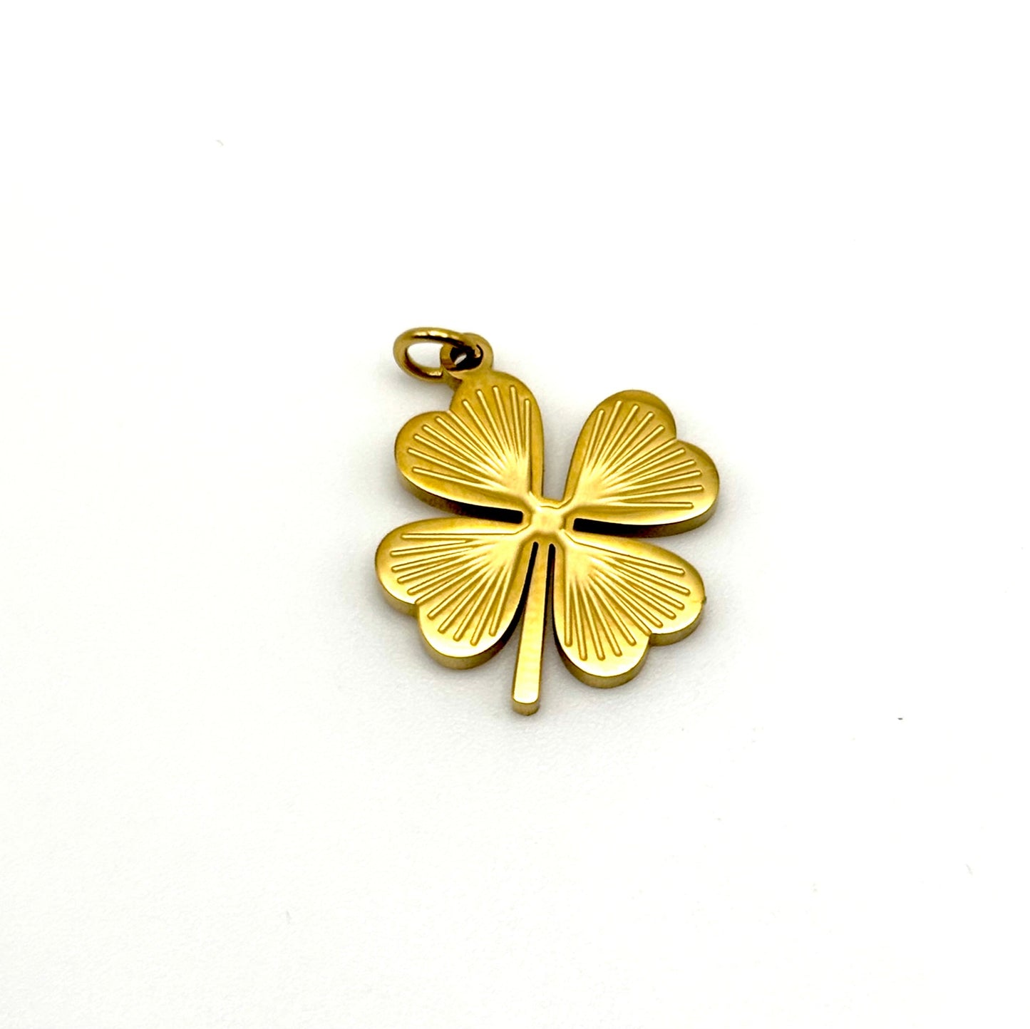 Gold Four Leaf Clover Charm