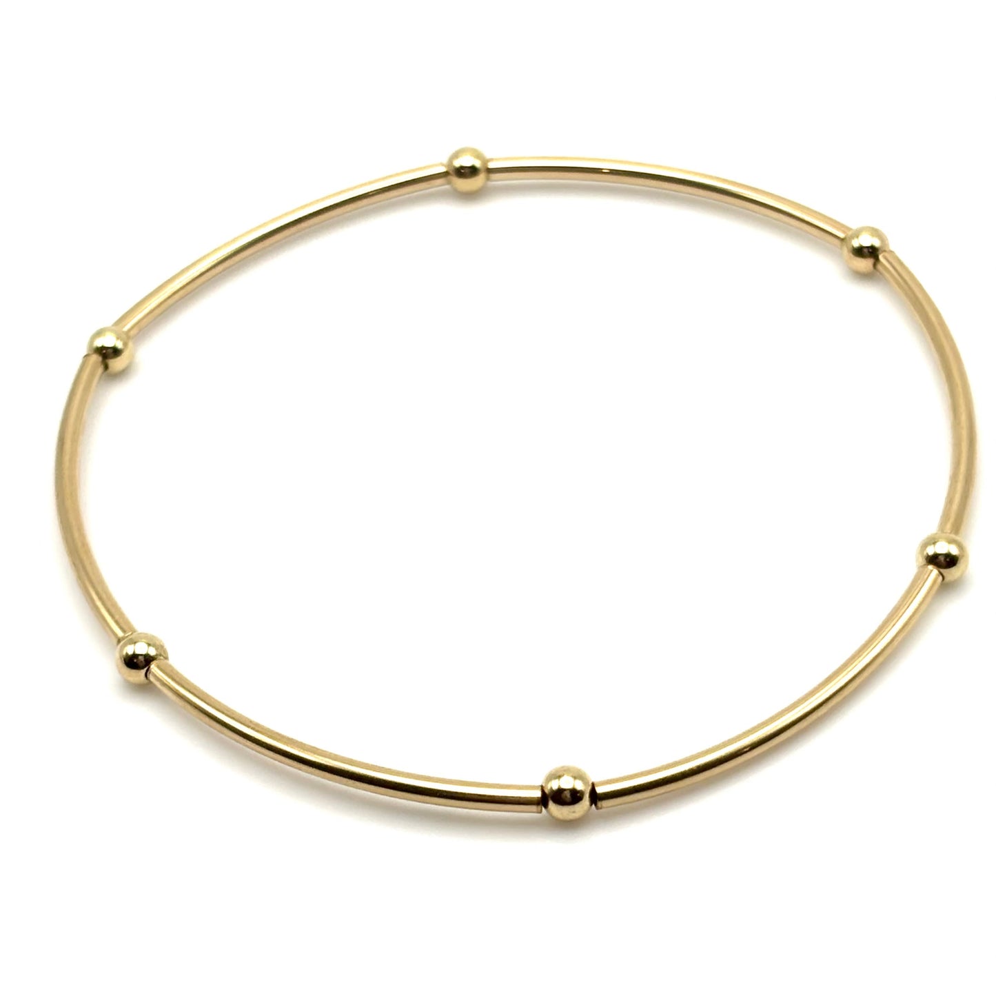 Gold Filled Stretchy Bangle