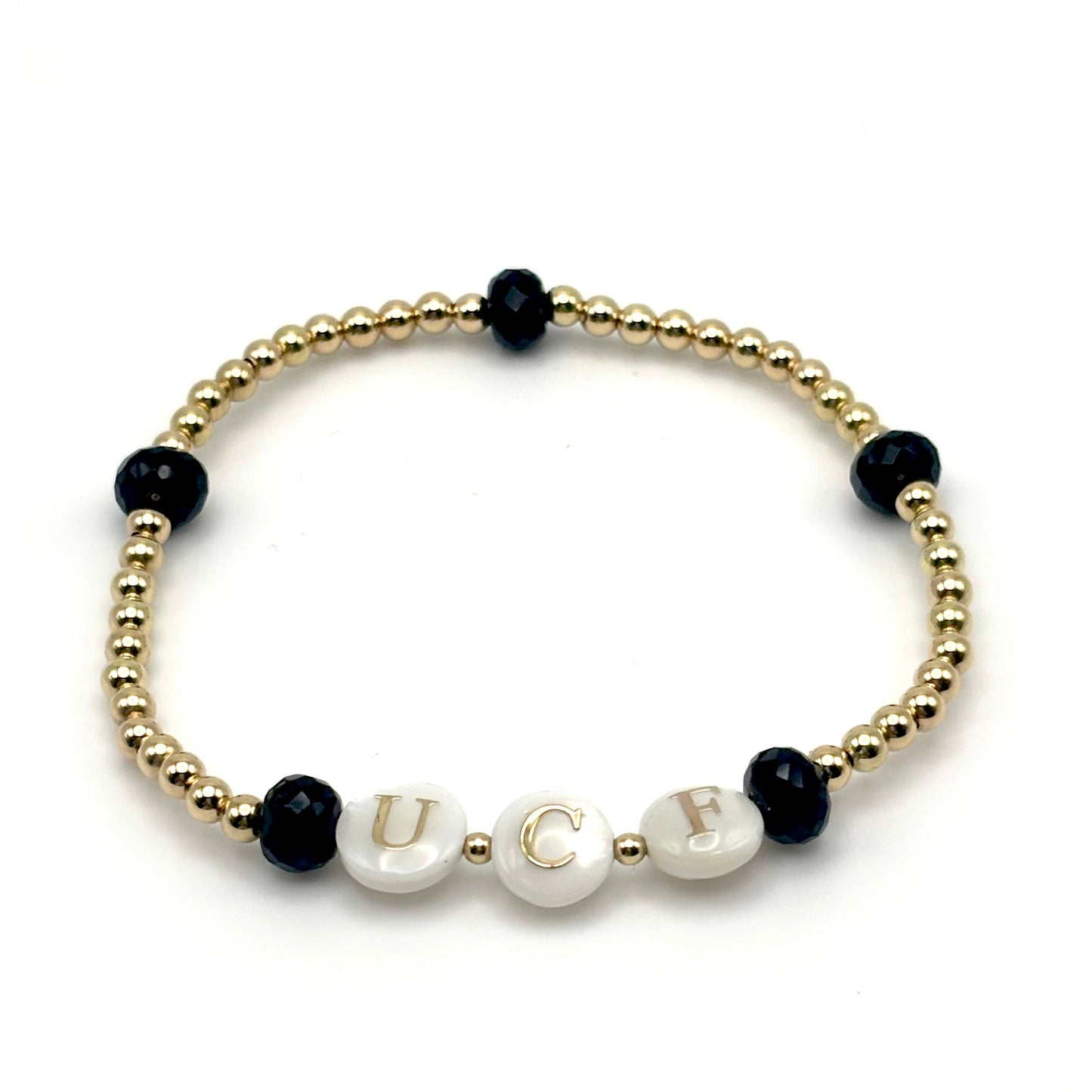 UCF Bracelet w/ 6mm Black Tourmaline