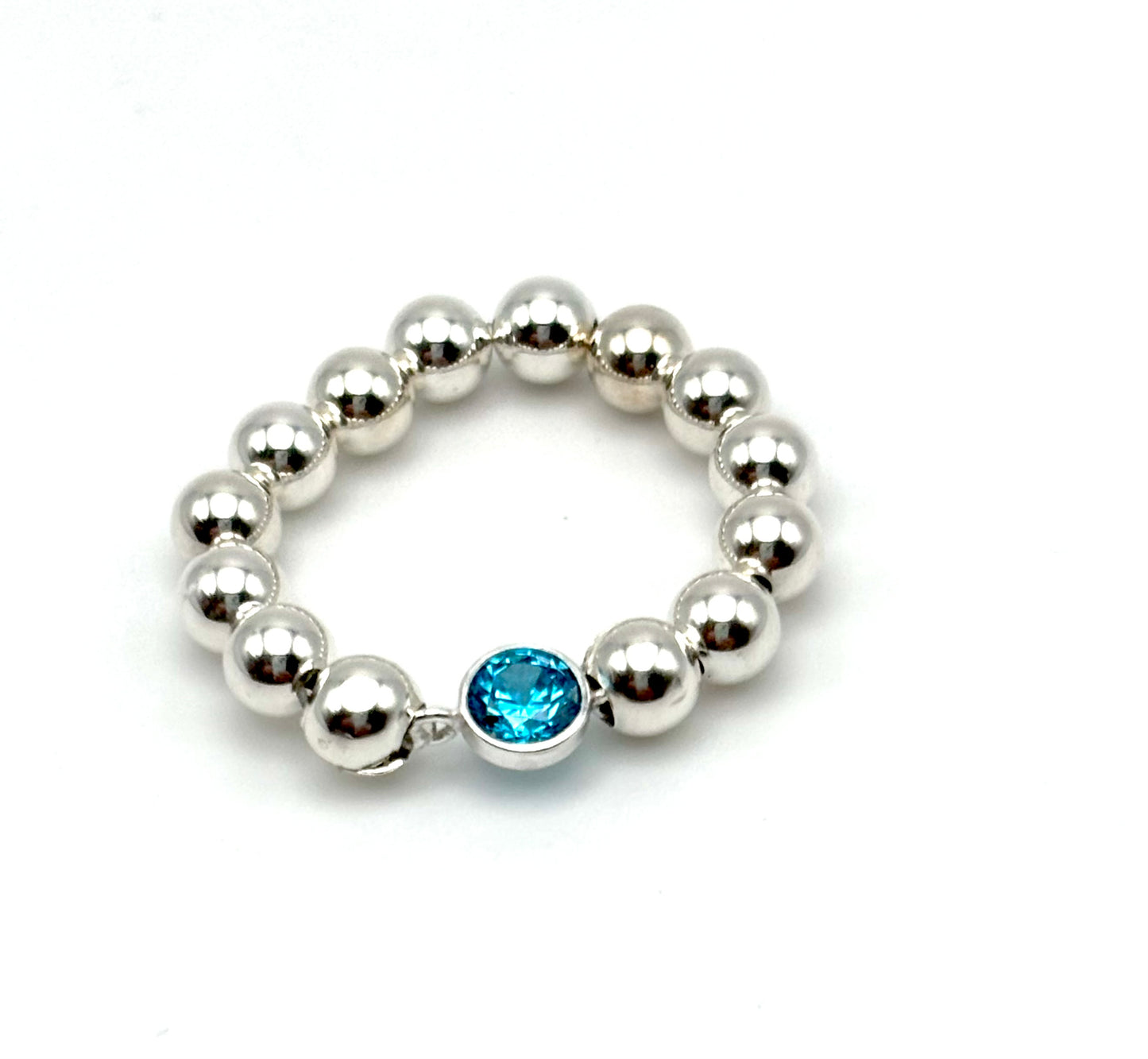 Birthstone Beaded Rings