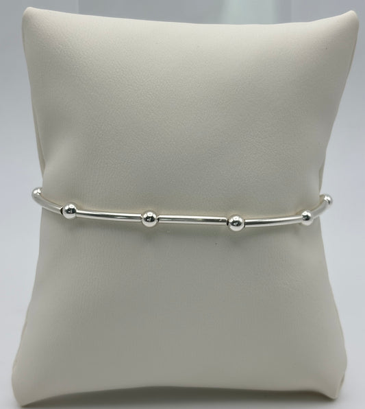 Sterling Silver Stretch Bangle Bracelet