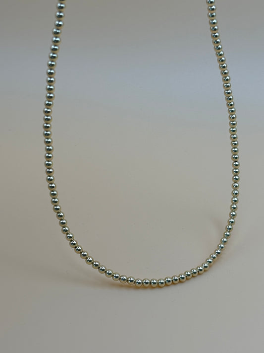 3mm Gold Filled Beaded Necklace