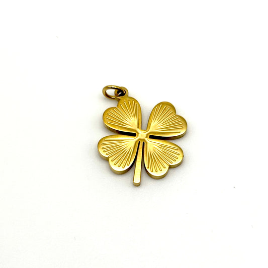 Gold Four Leaf Clover Charm