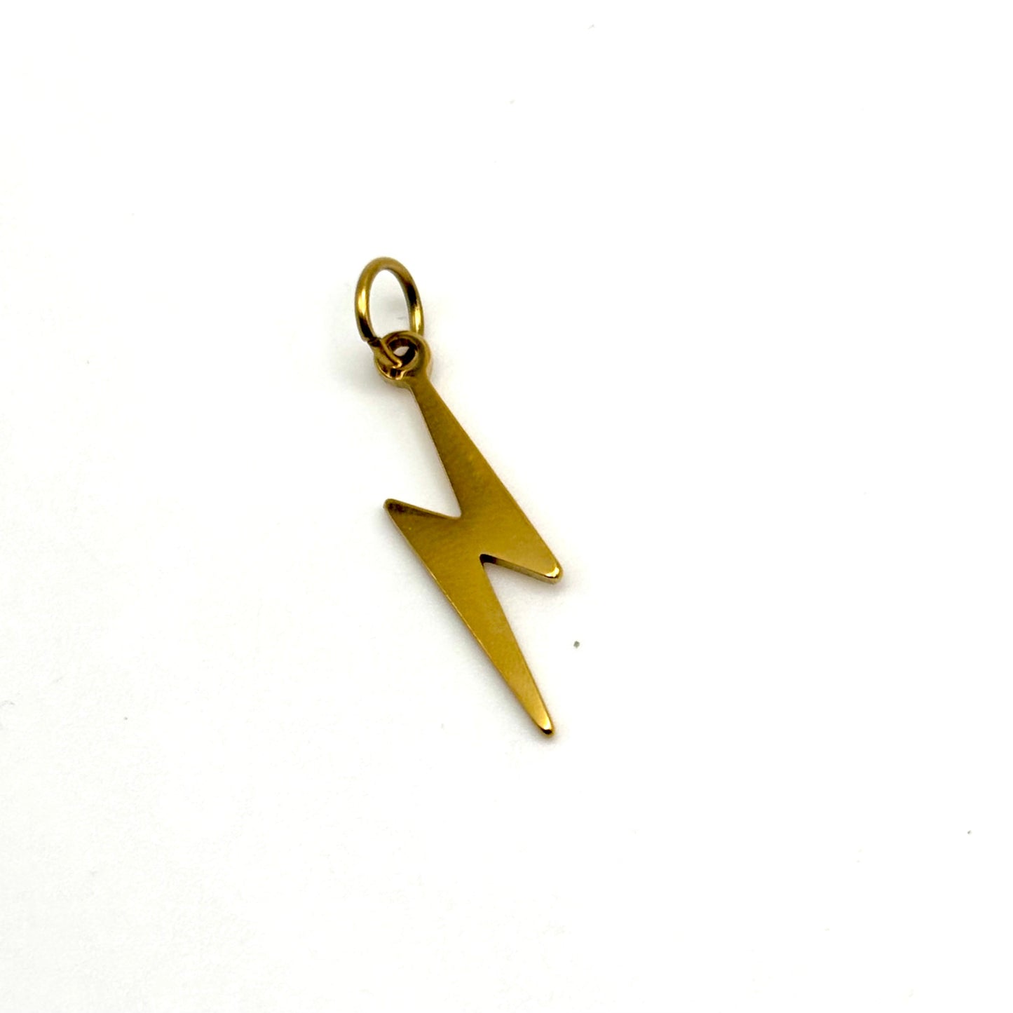 Gold Lightning Bolt Charm