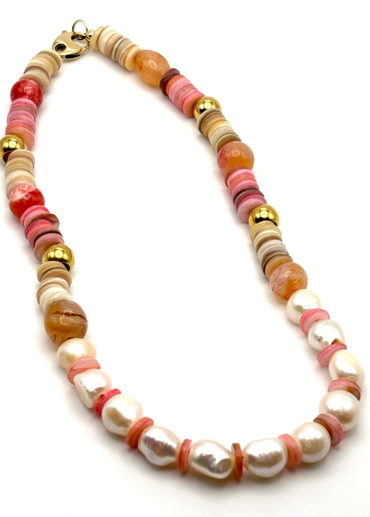 Pink Dusk Necklace