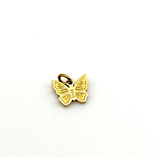 Gold Dainty Butterfly Charm