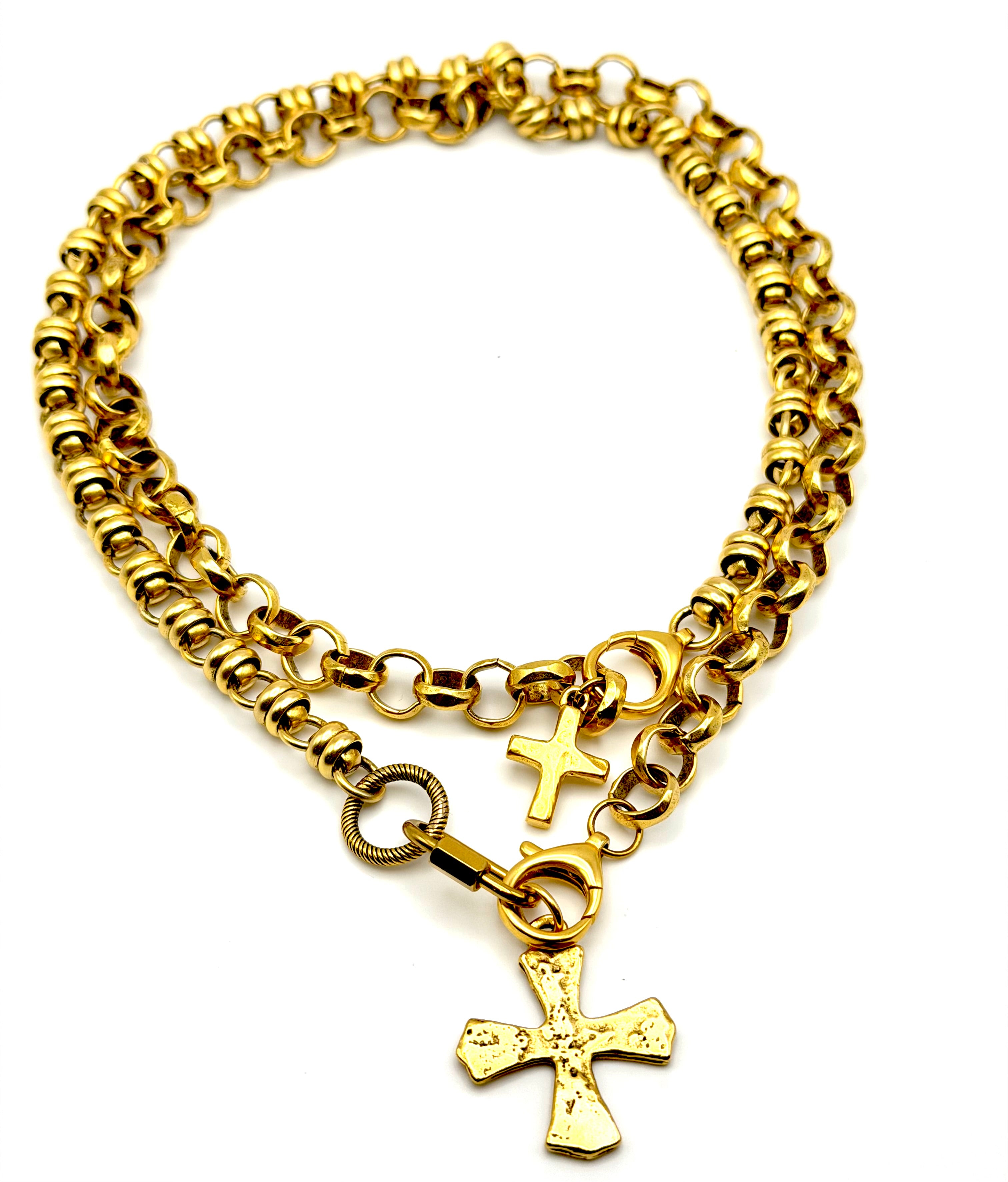 GRAiL】 Cross logo necklace