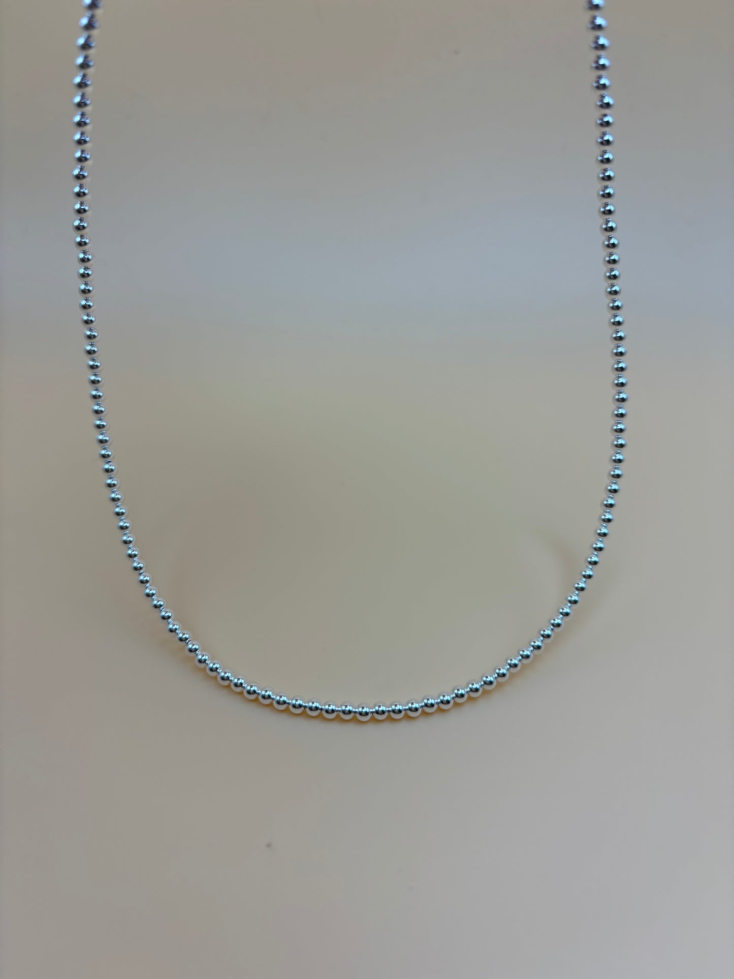 3mm Sterling Silver Necklace