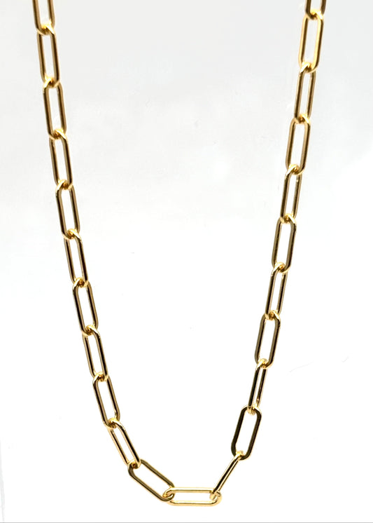 Gold Filled Paperclip Chain