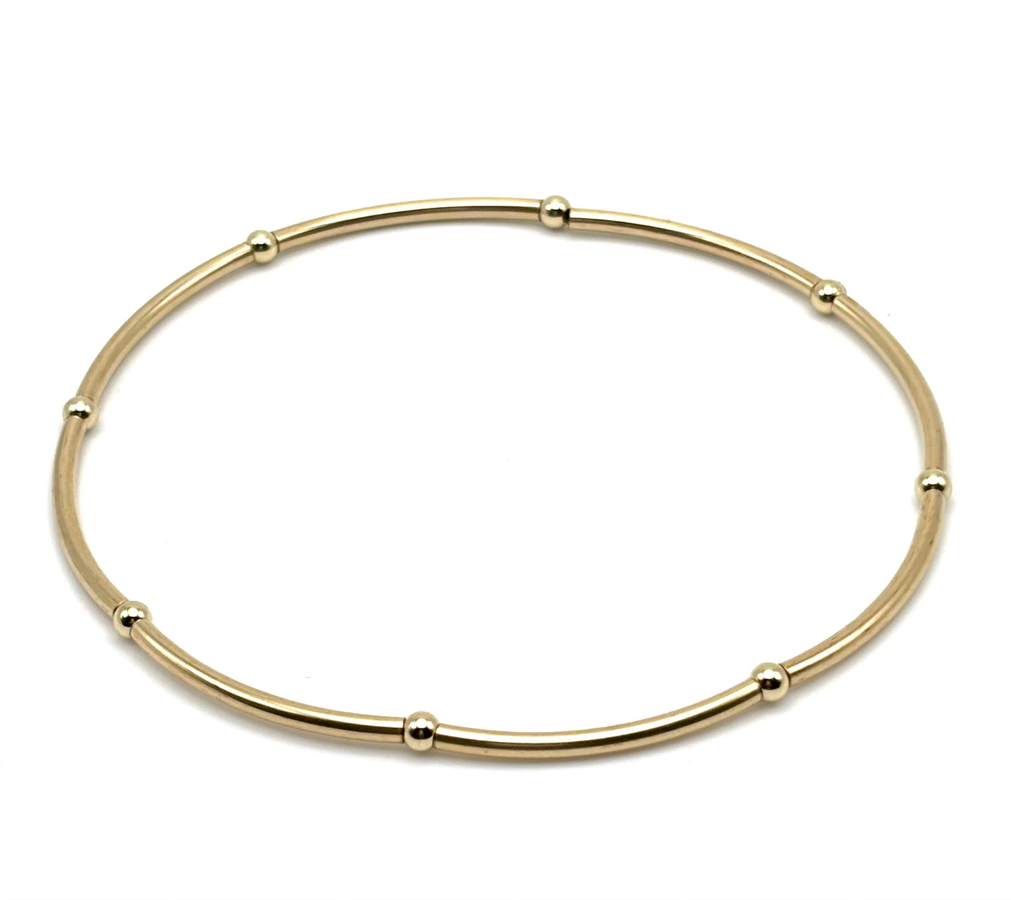 14K Gold Filled and/or Sterling Silver Stretchy Anklets (Sold Separately)