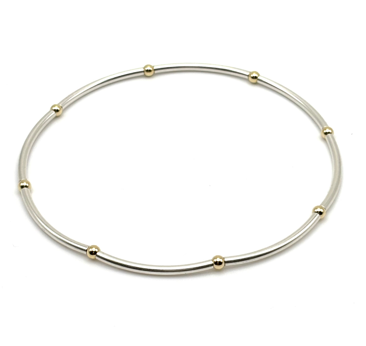 14K Gold Filled and/or Sterling Silver Stretchy Anklets (Sold Separately)